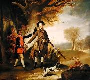 Johann Zoffany The Third Duke of Richmond out Shooting with his Servant USA oil painting artist